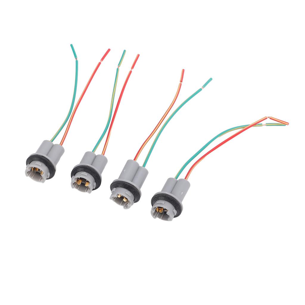 4Pcs Bulb Socket Wiring Harness Socket Connector for Wedge Base 901 902 904 906 908 909 912 914 915 916 917 918 920 921