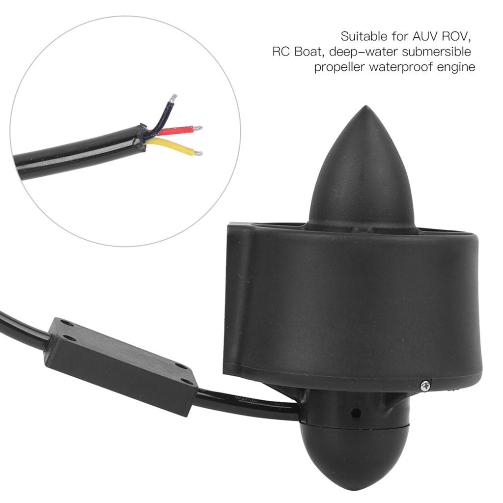 560KV Low Power Deep Water Thruster 300M Waterproof Thruster for RC Boat Model (CW)