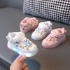 Spring children's LED lighting shoes new girls' casual shoes anti slip boys' sports shoe fashion girls' shoe comfort boys' shoes