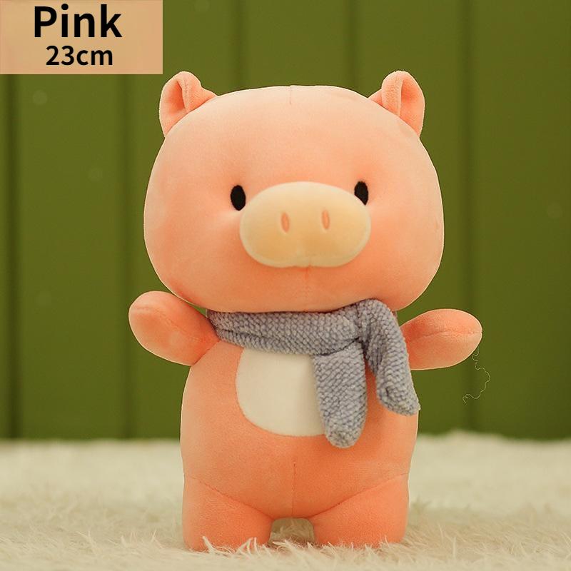 23Cm Nieuwe Mooie Piggy Hippo Dinosaur Lion Knuffels Leuke Dieren Kussen Soft Gevulde Doll Voor Kinderen Kussen Thuis Decoratie