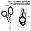 Neutral Multi-functional Foldable Scissors for First Aid & Outdoor Use