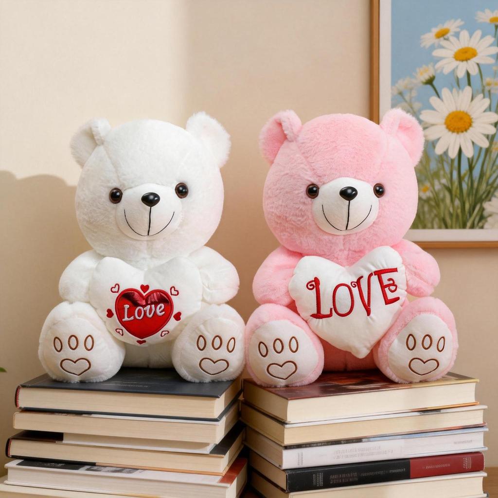 Cartoon Hugging Bear Plush Toy Sleeping Pillow - Gift Claw Machine Cloth Doll
