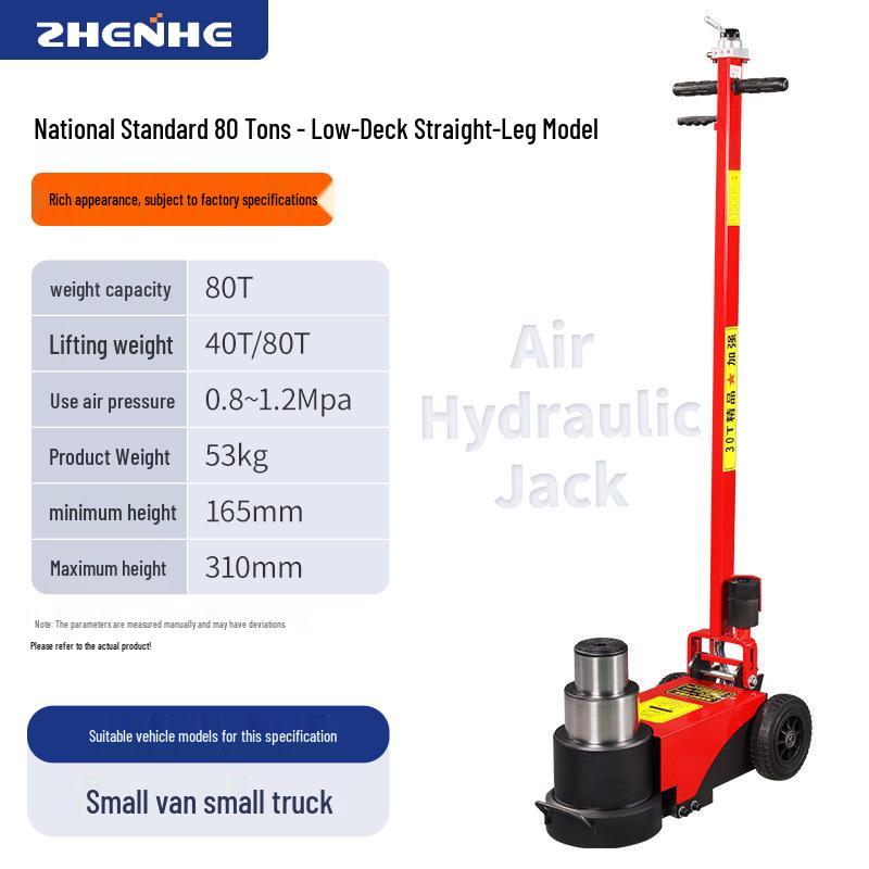 30-50 Ton Pneumatic Hydraulic Jack for Auto Repair and Heavy Truck Tire Change