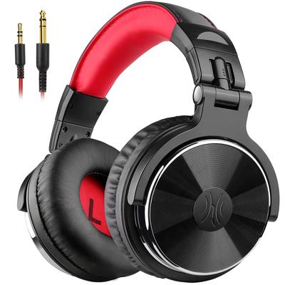 OneOdio Pro 10 Over Ear Headphones Wired Bass Headphones 50mm Driver Jack DJ Monitor Headphones Recording Mixing Studio Monitoring Guitar Podcast