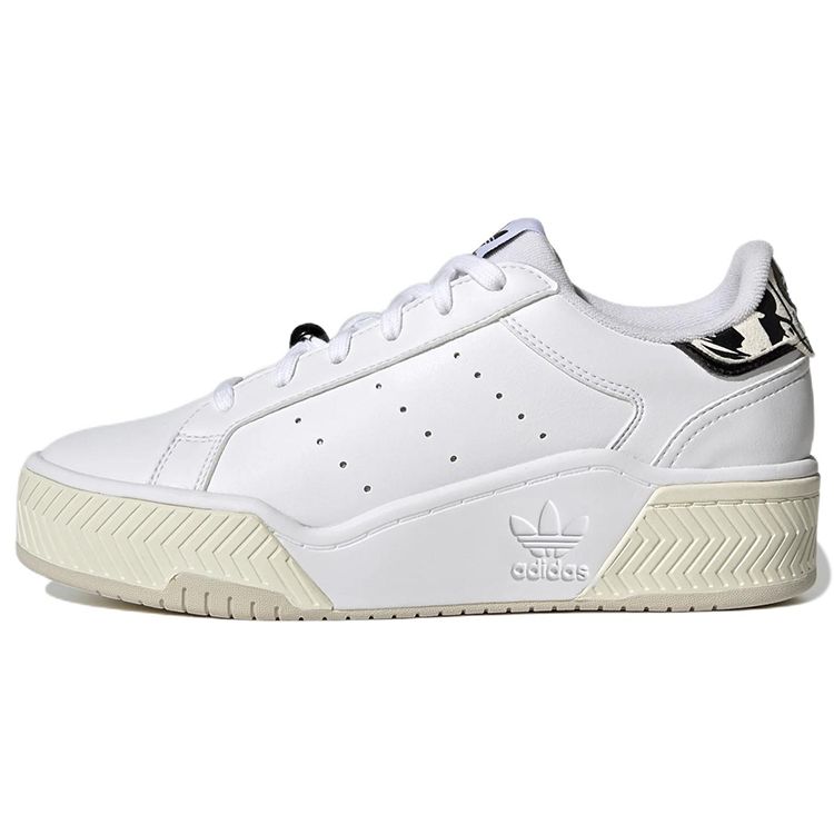 

Adidas Originals Court Tourino Bold Slip Resistant Durable Low Top Skate Shoes Women Sneakers White Black GY9550 36