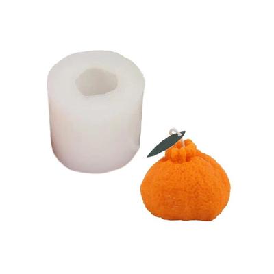 Mandarinenförmige Silikonformen für Epoxidharz, Fruchtförmige Silikon-Kerzenformen für Kerzen, Seife, Schokolade, Dessert