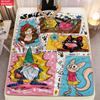 Tier Flanell dünne Decke kundenspezifische Decke Picknick Bett Sofa Decken Familien Schlafzimmer Kinderzimmer Nickerchen Decken flauschig