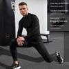 2025 Men's High-Neck Quick-Dry Training T-Shirt - Autumn/Winter Breathable, High-Elastic Fitness Wear
