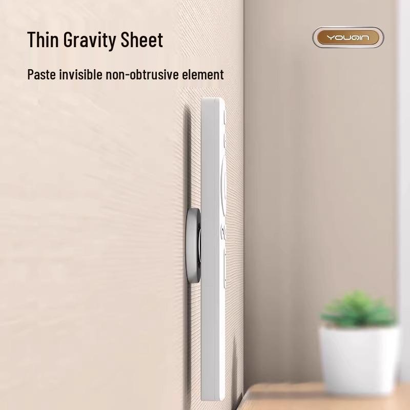 Magnetic Wall-Mounted Remote Holder for TV and Air Conditioner
