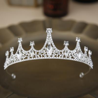 Krone Tiara Kinder Haaraccessoires Braut Hochzeit Fotoaccessoires Auftritt Abschlussball Krone