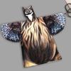 Ultra Plush Blanket Hoodie Owl Shape Wing Sleeve Flannel Microfiber Loose