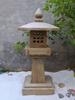 Antique Bluestone Courtyard Lantern: Outdoor Landscape Stone Lamp in New Chinese Style
