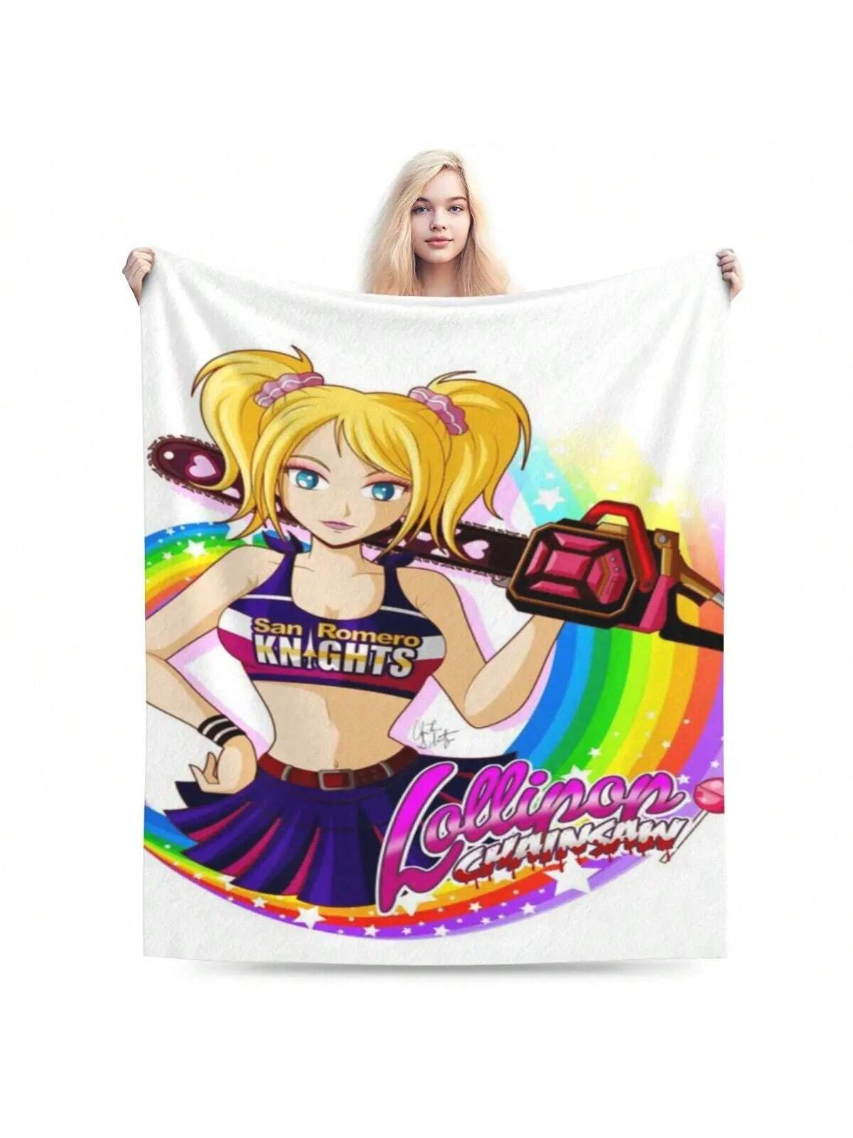 Lollipop Chainsaw An Ultra-Soft Micro Fleece Blanket 75X95CM