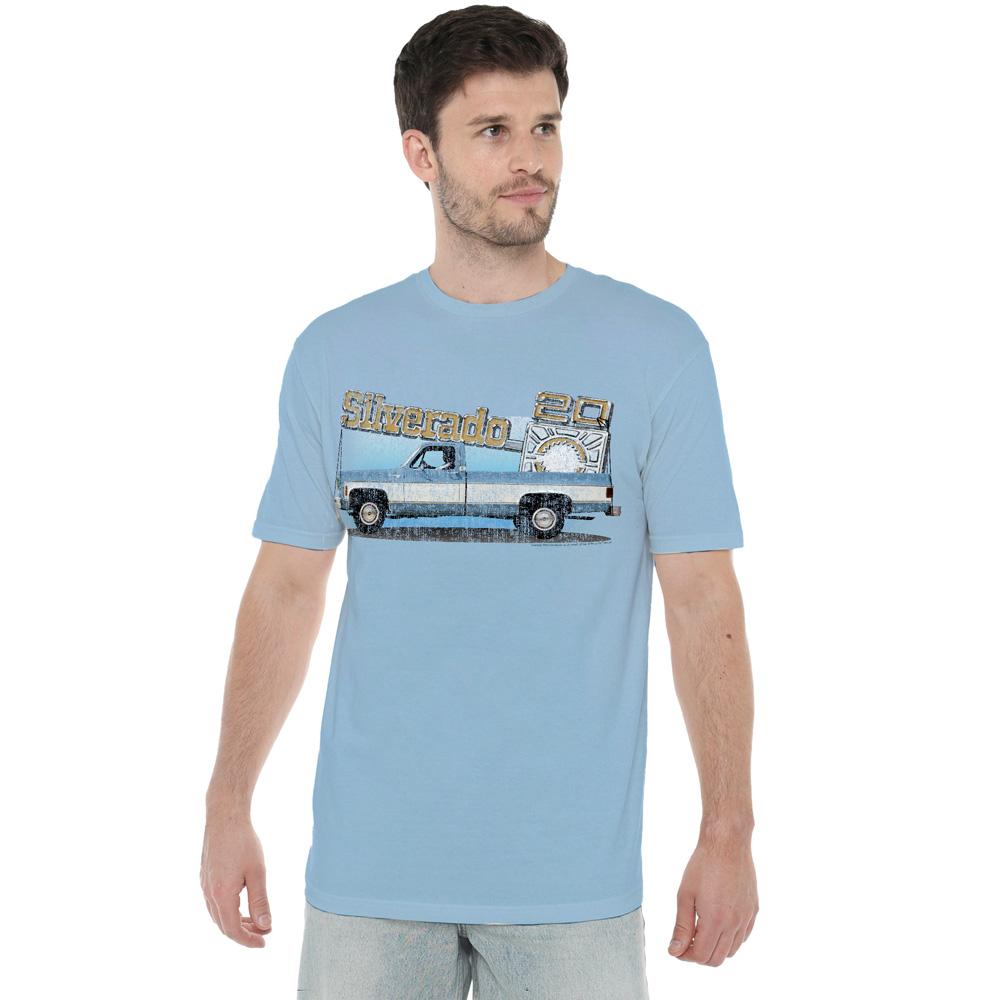 Chevrolet Unisex Adult Old Silverado Sketch T-Shirt