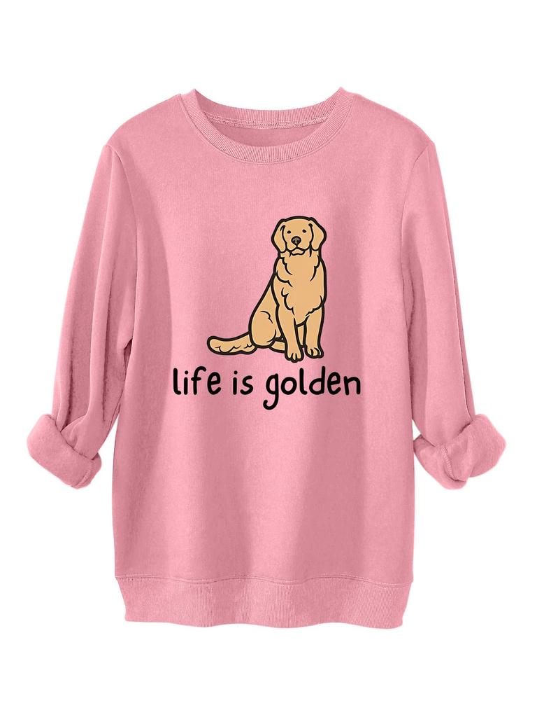 Stylish Cozy Thick Warm Plush Hoodie with Round Neck and Long Sleeves