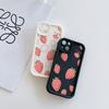 Fresh Strawberries Pattern Soft TPU Phone Case for iPhone 17 Air 16 15 14 Pro Max Plus 13 12 Mini 8 7 X Xs Back Cover