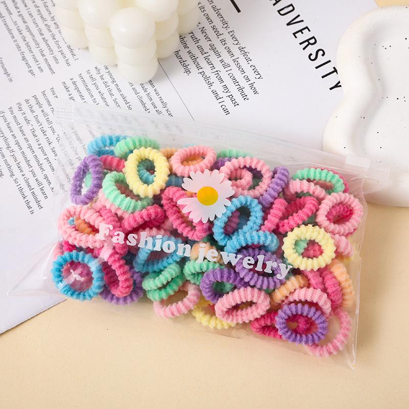 500-Pack Hair-Friendly Elastic Bands for Girls & Babies