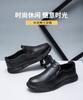 Men's Leather Shoes Spring and Autumn Middle-aged and Elderly Dad Business Casual Leather Shoes One Pedal Light Leather Soft Sole Cold Sticky Shoes
