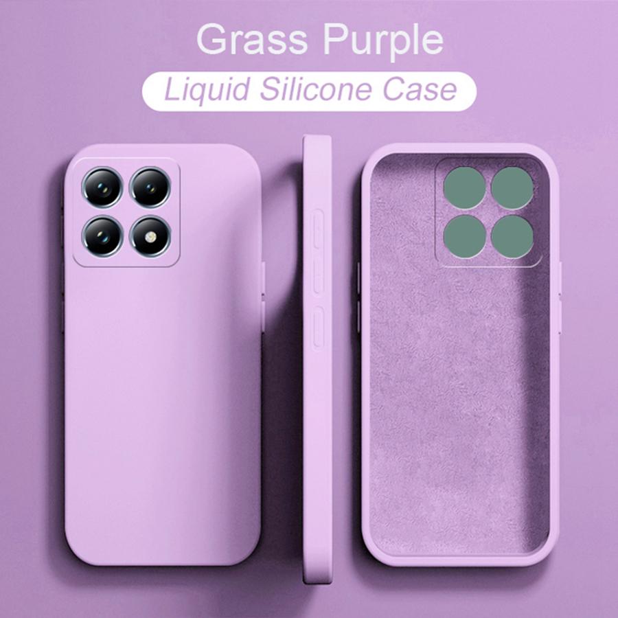 Liquid Silicone Soft Phone Case Cover for Xiaomi 14T / 14T Pro Redmi 14C 4G