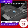 DBTW9 2025 Hot Car Interior Armrest Box Cover Console Ice Silk Booster Storage Pad For BMW E46 E90 E60 F30 F10 E39 E36 F20 E87 E90 E70