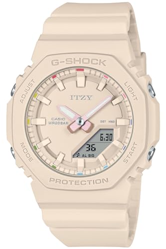 

Casio GMA-P2100 ITZY Wristwatch, Minimal Size, Beige Pink: Limited Edition (ITZY collaboration model)
