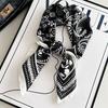 Stile britannico geometrico nuovo collo 71 seta sintetica piccolo foulard primavera e autunno versatile temperamento foulard da collo da donna