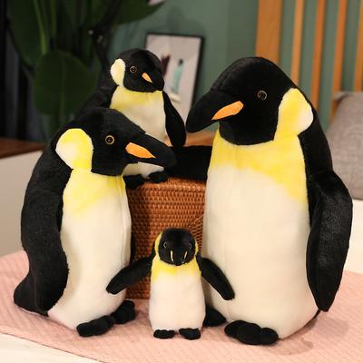 1pc 17-45cm Cute Fluffy Plush Toy Cute Penguin Plush Toy Real Life Animal Doll Home Decoration Children Kids Birthday Gifts