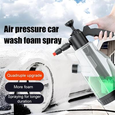 2L Handpumpe Schaumsprüher Verbesserte Hand pneumatische Schaumkanone Schneeschaum Autowaschanlage Sprühflasche Autoreinigungswerkzeug