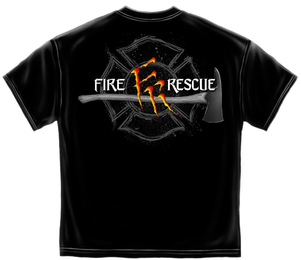 

MONSTER CLAWS FIRE RESCUE- FIREFIGHTER - T-Shirt 3XL