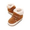 Baby Winter Boots Soft Snow Shoes Toddlers Warm First Walkers Solid Color Design