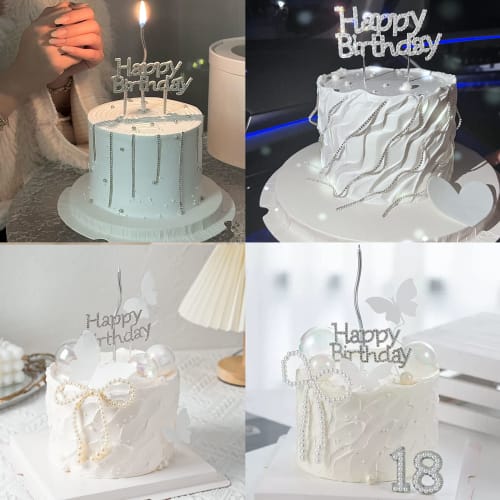 nalaina Happy Birthday Cake Topper, Birthday Cake Insert Card, Water Drill, Happy Birthday Decoration, Cake Ornament, Cake Decoration, Cake, Birthday,