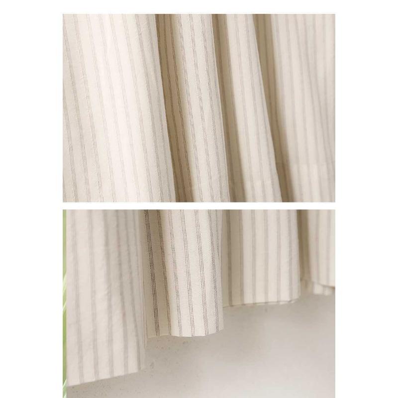 Spring and summer striped loose vest dress