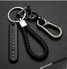 Anti-Lost Keychain with Number Plate and Braided Rope Pendant