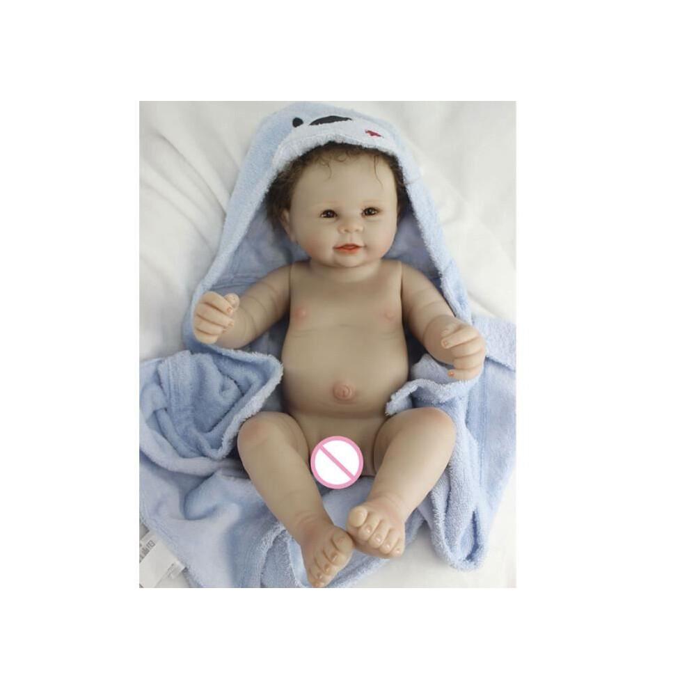 Realistische Silikon-Reborn-Babypuppe von 50 cm (20 Zoll), Jungen-Neugeborenes