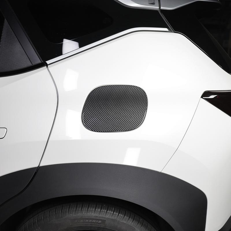 For KIA SELTOS SP3 2026 2027 Car Tuning Carbon Fiber Black Car Fuel Tank Cap Decoration Cover Trim Exterior Accessories