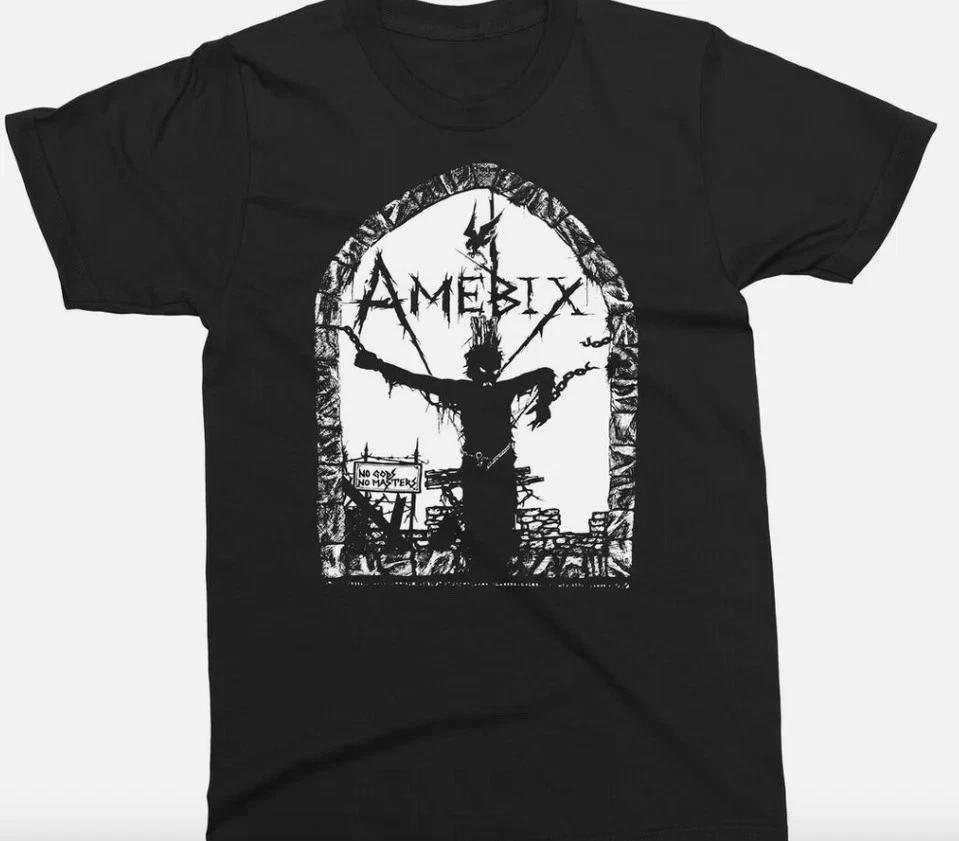 Vtg Amebix Gift For Fans Cotton Black Full Size Unisex Shirt XXXXL