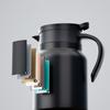 1L Braised Soaked Teapot Intelligent Temperature Display Stewing Teapot Braised Soaked Teapot Brew Tea Pot Teaware Tea Set
