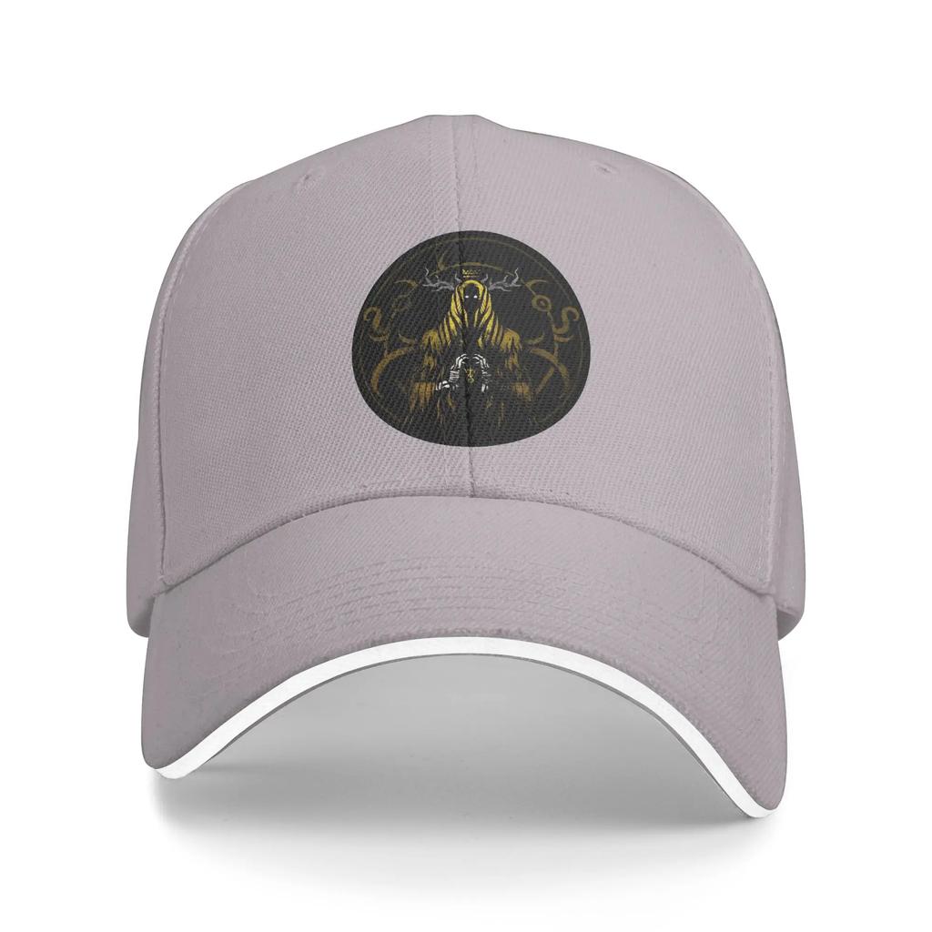 King in Yellow Casual Baseball Cap Summer Trucker Hat Sun Running Hippie Hip Hop Hats Couple Women Fashion Baseball Caps