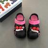 Cartoon cherry breathable hollow sandals summer new fashion versatile casual thick sole heightening hole shoes women