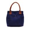 Solid Color Canvas Shoulder Bag Multiple Pockets Women Handbag Casual Oxford Tote Bag  Outdoor