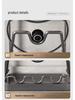 Wall-Mounted Punch-Free Kitchen Rack for Pot Lids and Chopping Boards