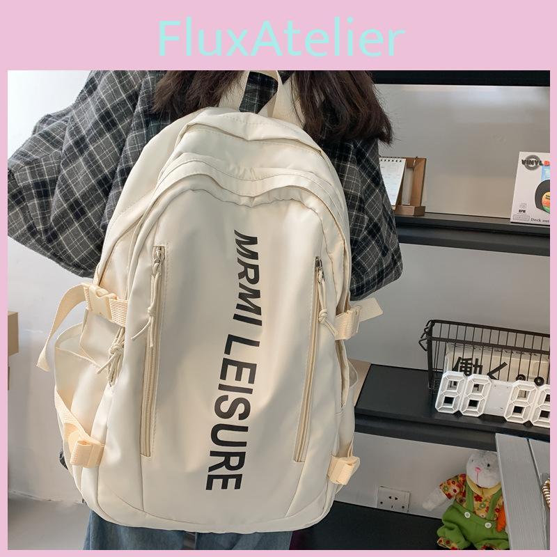 Student Lightweight Letter Backpack Large Capacity School Bag For Use Daily