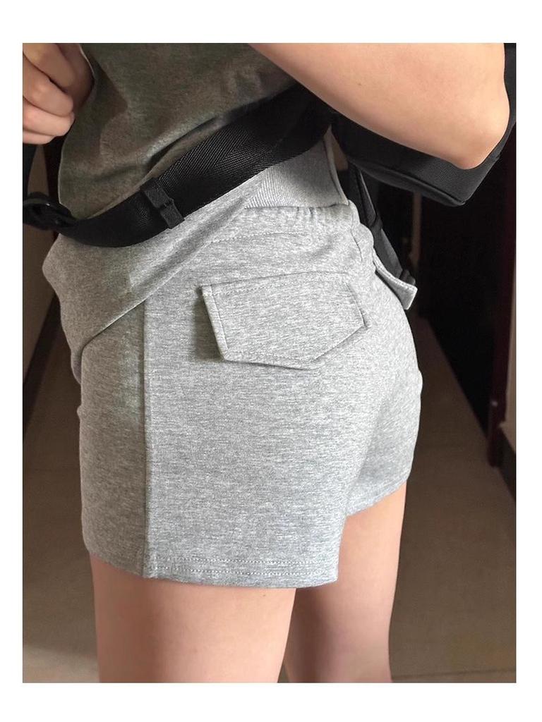Women's Summer 2025 Slim Fit Drawstring Sporty Shorts