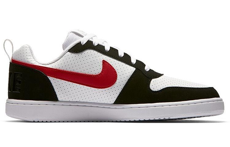 Nike Court Borough Low White Black Red 838937-102
