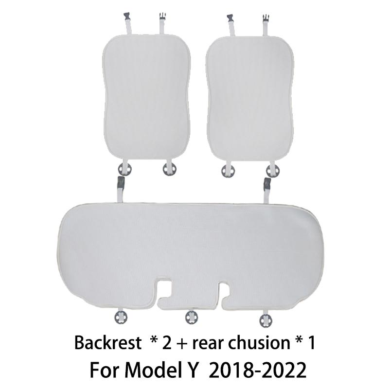 OULEX Car Seat Cover Cushion For Tesla Model 3/Model Y 2019-2025 Ice Silk Seat Cover breathable seat car Interior accessories