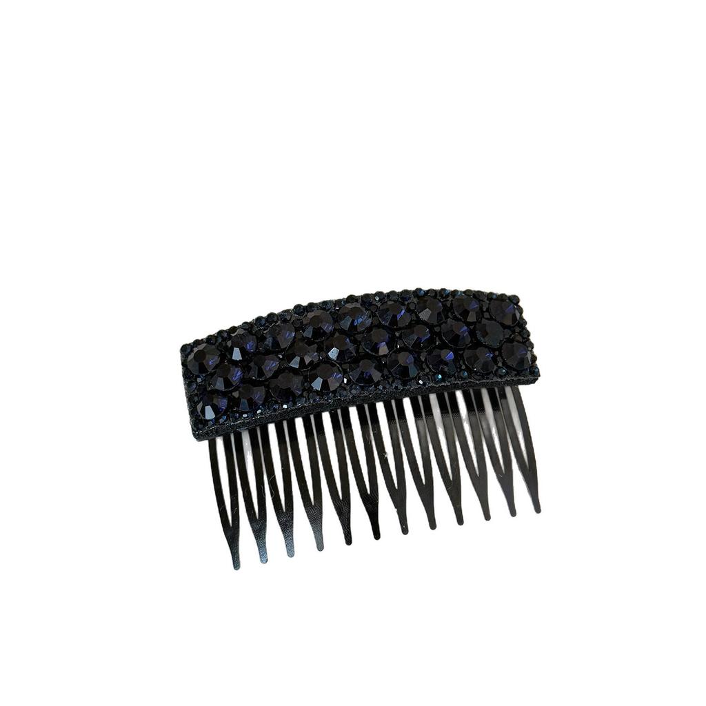 Korean light luxury shiny full diamond inverted comb hairpin new style broken hair side clip female wild bangs clip hair accessories