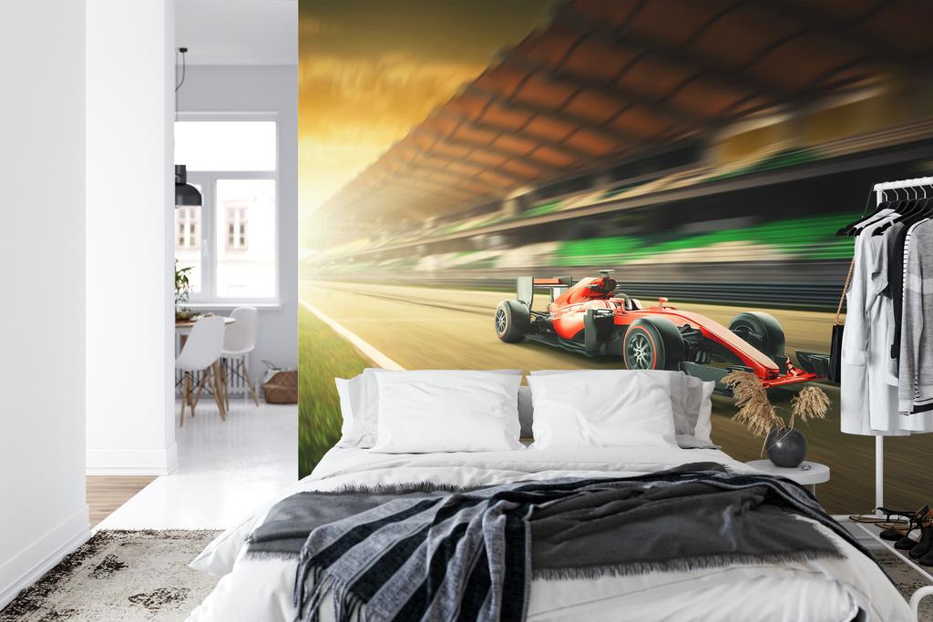 Photomural F1 Car On The Finish Line Non-Woven 368x280