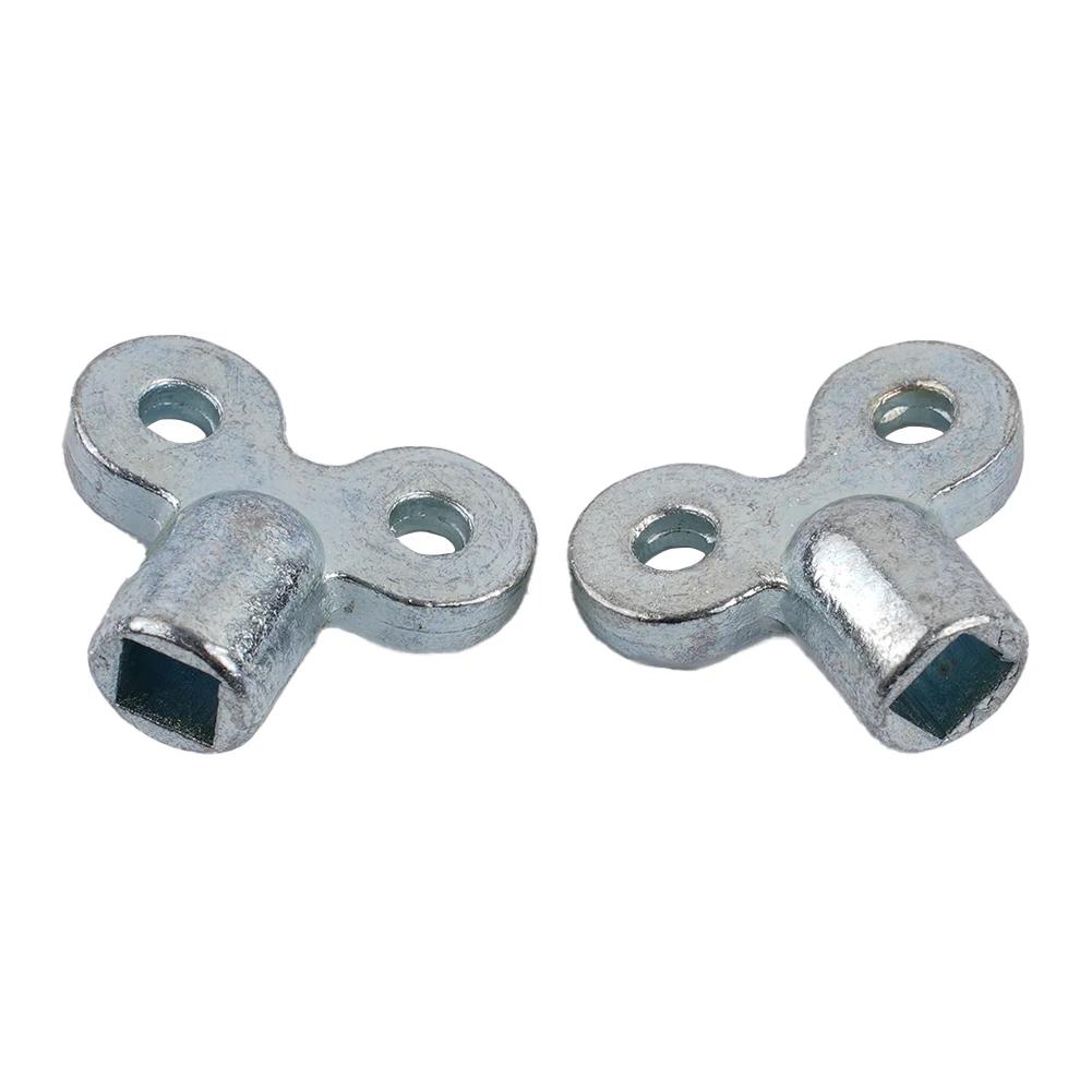 6PCS Zinc Alloy Radiator Bleed Key Wrench Set for Plumbing Heater Radiator Air Release Resistant Hand Tool Set