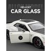 1/24 Dodge Challenger Hellcat Redeye Alloy Muscle Car Model Sound and Light Pull Back Children's Toy Collectibles Birthday Gift