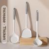 1/2/3/4set Grey white silicone spatula soup spoon set non-stick pan cooking tools kitchen cooking kit